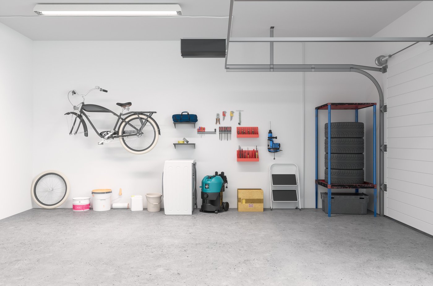 Clean Garage Interior